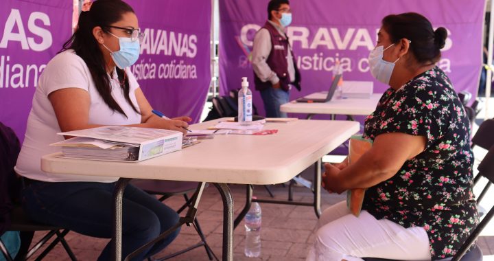 INFORMA IMEVIS PARTICIPACIÓN EN CARAVANAS POR LA JUSTICIA COTIDIANA EN ATLAUTLA Y ALMOLOYA DEL RÍO