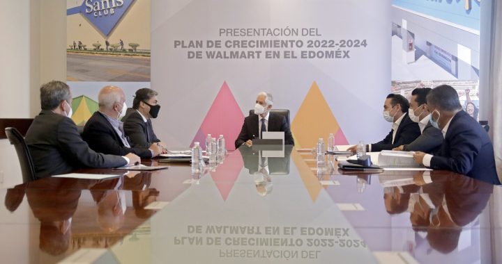ENCABEZA ALFREDO DEL MAZO ANUNCIO DE INVERSIÓN DE WALMART EN EDOMÉX POR MÁS DE MIL 900 MDP