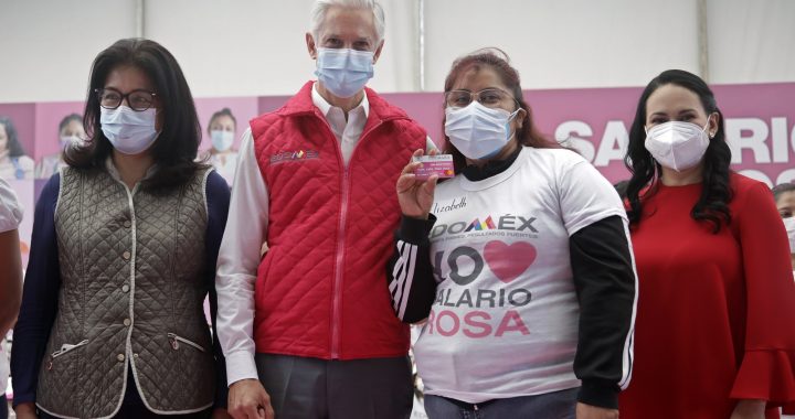 BRINDA SALARIO ROSA MEJORES OPORTUNIDADES DE DESARROLLO A LAS FAMILIAS: ALFREDO DEL MAZO