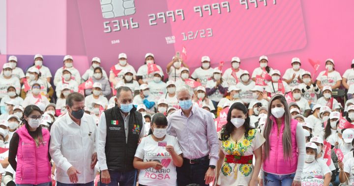 CELEBRA ALFREDO DEL MAZO EL DÍA DE LA MADRE CON ENTREGA DEL SALARIO ROSA A MÁS DE 6 MIL JEFAS DE FAMILIA DE 14 MUNICIPIOS