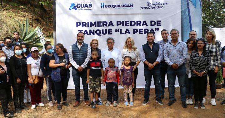 HUIXQUILUCAN INICIA LA CONSTRUCCIÓN DEL TANQUE LA PERA