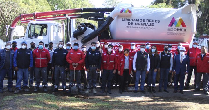 COORDINAN ACCIONES CAEM, CONAGUA Y MUNICIPIOS PARA DESAZOLVAR RÍOS EN EL PONIENTE DEL EDOMÉX