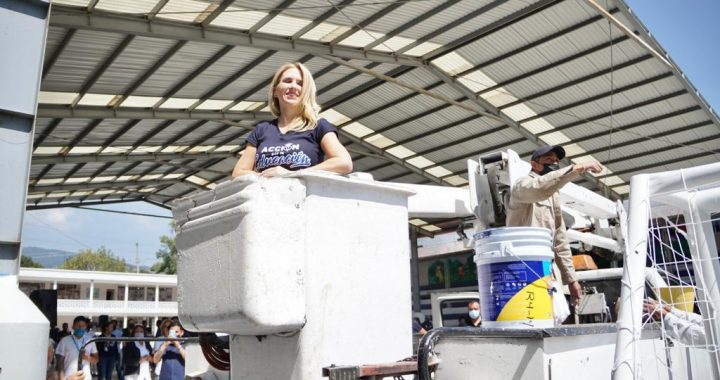 INICIA HUIXQUILUCAN PROGRAMA “ACCIÓN POR LA EDUCACIÓN” PARA DAR MANTENIMIENTO A LAS 135 ESCUELAS PÚBLICAS DEL MUNICIPIO