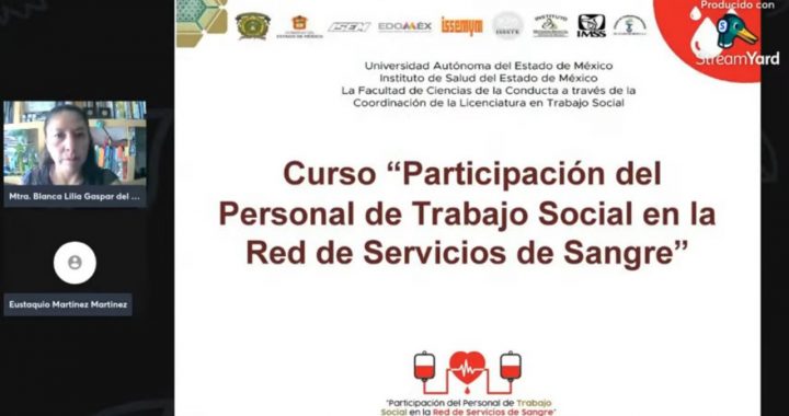 CAPACITA SALUD EDOMÉX EN TRABAJO SOCIAL PARA IMPULSAR LA DONACIÓN ALTRUISTA DE SANGRE
