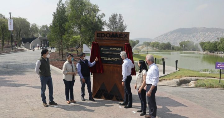 ENTREGA ALFREDO DEL MAZO EL PARQUE DE LA CIENCIA DE TLALNEPANTLA, TERCERO EN SU TIPO EN TERRITORIO MEXIQUENSE