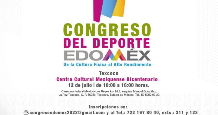 PROMUEVEN DEPORTE Y ACTIVIDAD FÍSICA EN CONGRESO DEL DEPORTE EDOMÉX