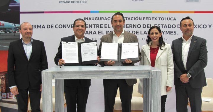 INAUGURA FEDEX EXPRESS MÉXICO NUEVA ESTACIÓN OPERATIVA Y FIRMA CONVENIO A FAVOR DE MIPYMES MEXIQUENSES