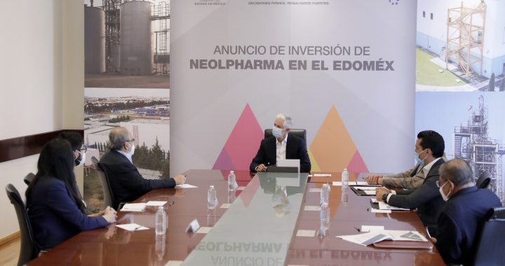 PRESENTAN ALFREDO DEL MAZO Y FARMACÉUTICA NEOLPHARMA PROYECTO DE EXPANSIÓN EN EDOMÉX QUE CONTARÁ CON 123 MDD