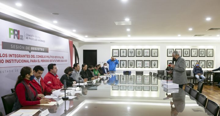 DICTAMINAN RENOVACIÓN DEL CONSEJO POLÍTICO ESTATAL DEL PRI