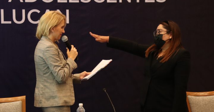 RINDEN PROTESTA NUEVOS INTEGRANTES DEL SIPINNA HUIXQUILUCAN