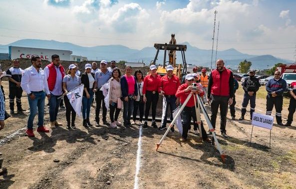 INICIAN EN COACALCO LA CONSTRUCCIÓN DE UNA TERCERA BASE DE BOMBEROS