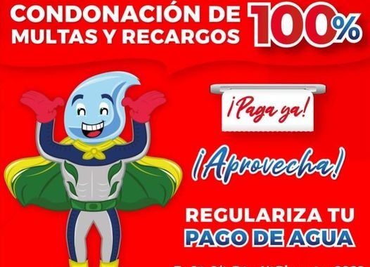 Benefician a deudores de agua con descuentos