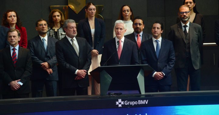 PRESENTA ALFREDO DEL MAZO LOS BONOS SOCIALES Y SUSTENTABLES CON PERSPECTIVA DE GÉNERO DEL EDOMÉX, EN LA BOLSA MEXICANA DE VALORES
