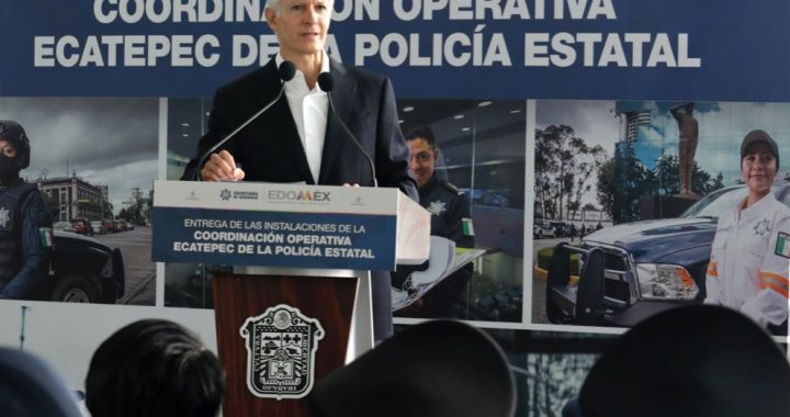 ENTREGA ALFREDO DEL MAZO LA NUEVA COORDINACIÓN OPERATIVA ECATEPEC DE LA POLICÍA ESTATAL