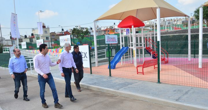 ENTREGA ALFREDO DEL MAZO PARQUE RECREATIVO DE HUEHUETOCA