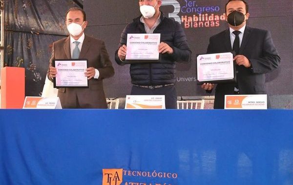 *PEDRO RODRÍGUEZ FIRMA CONVENIO CON EL TECNOLÓGICO UNIVERSITARIO ATIZAPÁN; BUSCA SUPERACIÓN