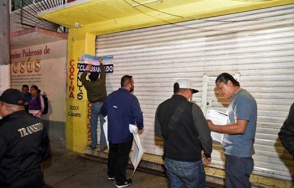 CLAUSURAN 12 CHELERÍAS CLANDESTINAS EN NAUCALPAN