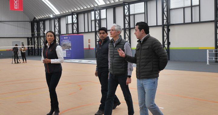 ENTREGA ALFREDO DEL MAZO LA UNIDAD DEPORTIVA DE TEMASCALCINGO QUE PROMUEVE LA INTEGRACIÓN Y LA CONVIVENCIA FAMILIAR