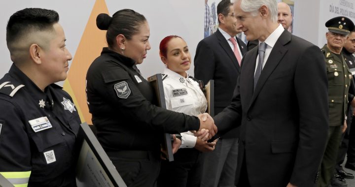 A CINCO AÑOS DE INICIAR LA ACTUAL ADMINISTRACIÓN HOY EL ESTADO DE MÉXICO TIENE UNA POLICÍA MÁS PREPARADA PARA COMBATIR A LA DELINCUENCIA: ALFREDO DEL MAZO