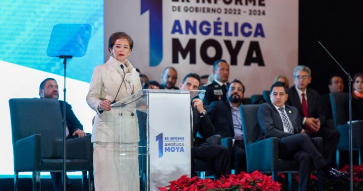 RINDE ANGÉLICA MOYA PRIMER INFORME DE GOBIERNO