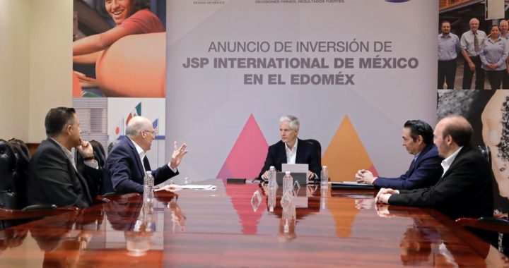 PRESENTA ALFREDO DEL MAZO PROYECTO DE EXPANSIÓN QUE JSP INTERNATIONAL REALIZARÁ EN SU PLANTA DE TOLUCA