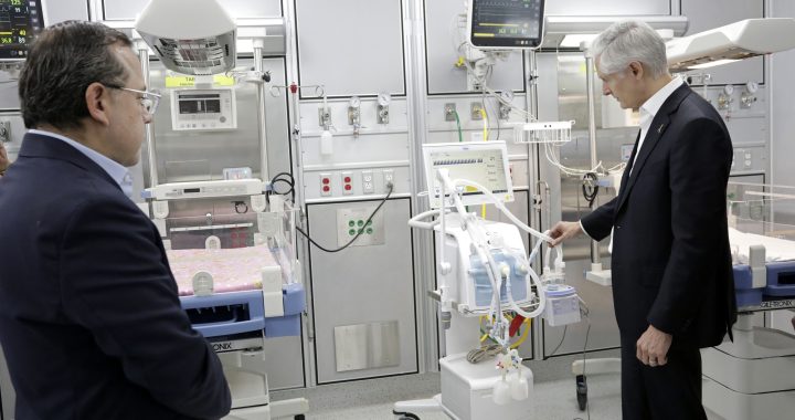 ENTREGA ALFREDO DEL MAZO EL NUEVO EDIFICIO QUE DUPLICARÁ LA CAPACIDAD DE ATENCIÓN DEL HOSPITAL MATERNO INFANTIL DEL ISSEMYM, EN TOLUCA