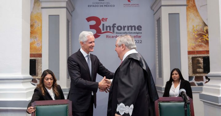 EL MAGISTRADO RICARDO SODI CUELLAR, RINDE SU TERCER INFORME DESARROLLO ESTRATEGICO 2022