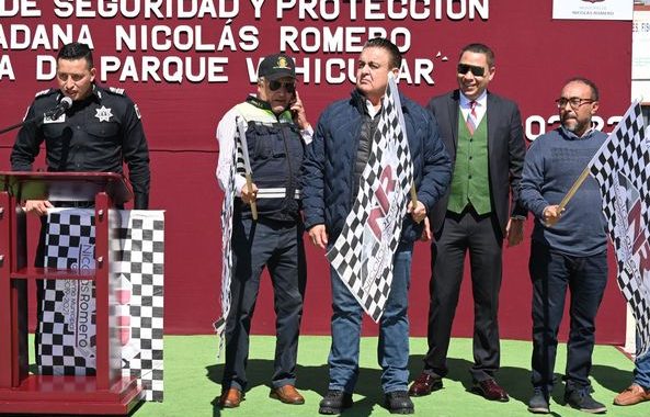 Gobierno Municipal de Nicolás Romero adquiere 26 nuevos vehículos para Seguridad Pública