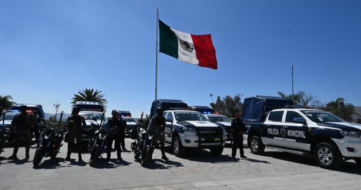 REFUERZA SEGURIDAD GOBIERNO DE NAVARRETE CON 26 NUEVAS PATRULLAS