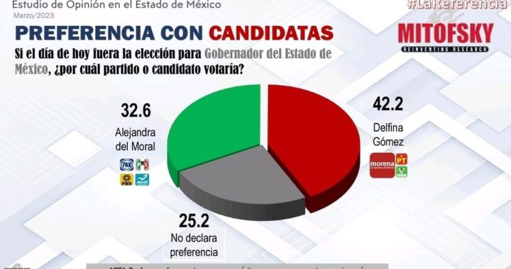 Reporta Mitofsky cerrada elección por la gubernatura del Estado de México*