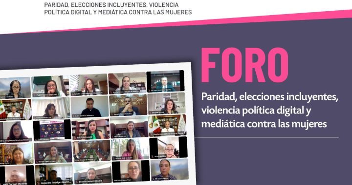 REFLEXIONAN SOBRE VIOLENCIA POLÍTICA EN RAZÓN DE GÉNERO EN FORO INTERINSTITUCIONAL