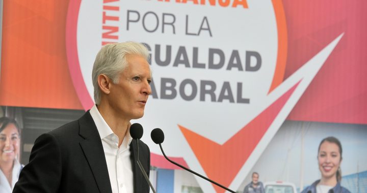 REFRENDA ALFREDO DEL MAZO COMPROMISO CON LA EQUIDAD DE GÉNERO AL ENTREGAR EL DISTINTIVO NARANJA POR LA IGUALDAD LABORAL 2023