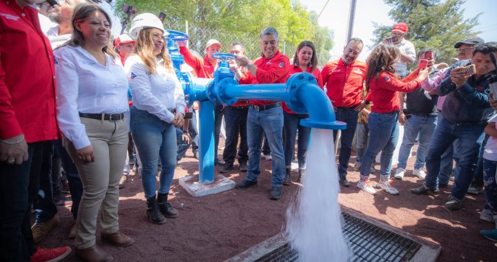 INAUGURA DAVID SÁNCHEZ DOS POZOS MÁS: LA GARITA Y BOSQUES DEL VALLE