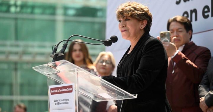 Delfina Gómez incrementa su intención de voto a 59 por ciento en encuesta de El Financiero