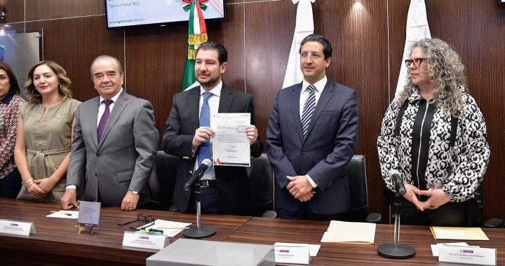 Recibe Congreso de Edomex Cuenta Pública 2022