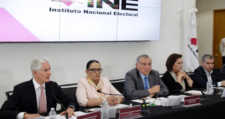 TRABAJOS GOBIERNO DE MÉXICO, INE Y GOBIERNOS ESTATALES PARA GARANTIZAR LA SEGURIDAD EN COMICIOS ELECTORALES 2023