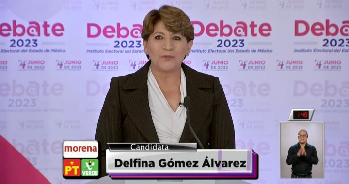 Delfina Gómez gana el debate: “Después de 100 años, el Pueblo gobernará el Estado de México”