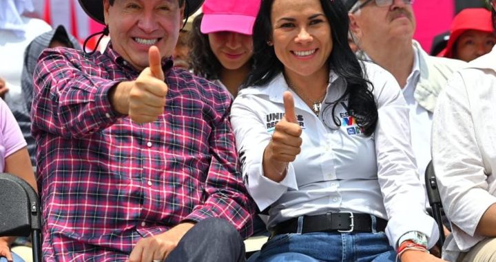 En Tianguistenco y Tenango del Valle, Alejandra Del Moral anuncia obras municipales