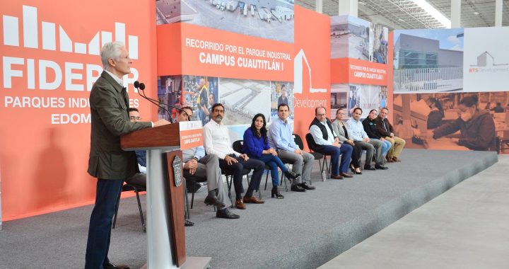 RECORRE GOBERNADOR DEL EDOMÉX EL PARQUE INDUSTRIAL CAMPUS CUAUTITLÁN I