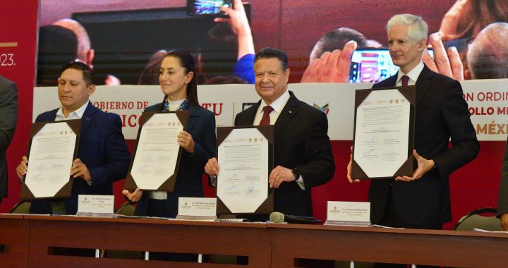 ESTABLECEN EDOMÉX, HIDALGO, CDMX Y SEDATU ACUERDOS PARA EL DESARROLLO ORDENADO Y SUSTENTABLE DE LA ZONA METROPOLITANA DEL VALLE DE MÉXICO