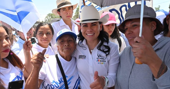 EN SEGURIDAD: QUIEN LA HACE LA PAGA”, PROMETE ALEJANDRA DEL MORAL PARA EL EDOMÉX