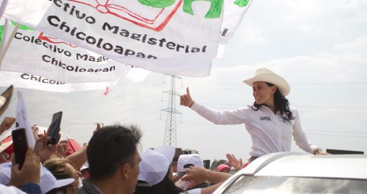 OFRECE ALEJANDRA DEL MORAL MEJORAR RED DE AGUA POTABLE PARA ECATEPEC Y CHICOLOAPAN
