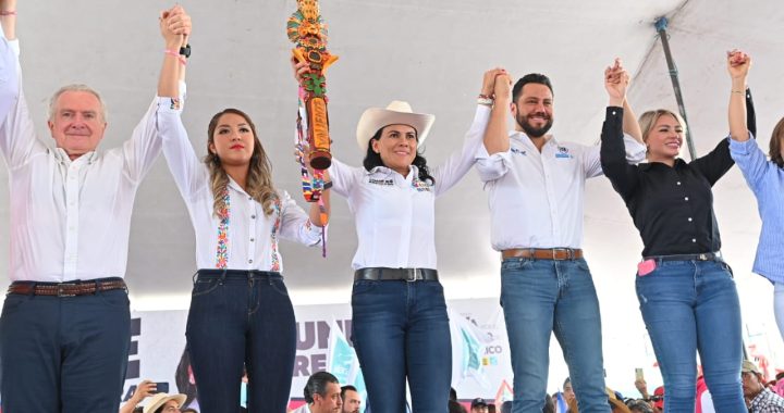 YA LA ALCANCÉ Y LE VOY A GANAR LA GUBERNATURA: ALEJANDRA DEL MORAL