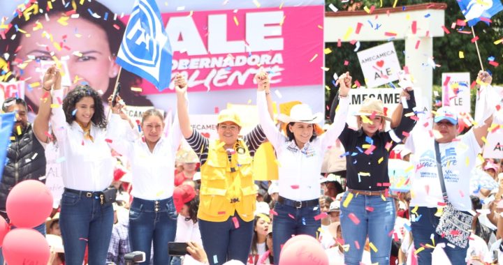 A TRES SEMANAS DE LA ELECCIÓN YA ESTAMOS EN EMPATE:ALEJANDRA DEL MORAL