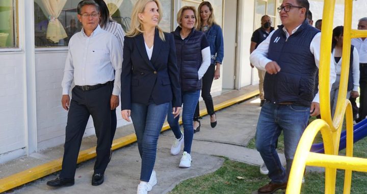 REHABILITA HUIXQUILUCAN JARDÍN DE NIÑOS PARA REFORZAR SEGURIDAD Y APRENDIZAJE DE LOS ALUMNOS