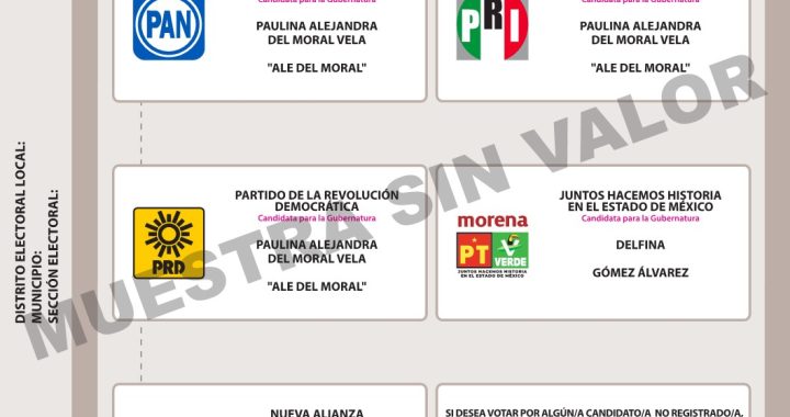 INSERCIÓN DE EMBLEMAS DE LOS PARTIDOS POLÍTICOS EN LAS BOLETAS ELECTORALES DE ACUERDO CON LA NORMATIVA