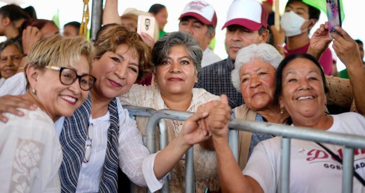 Igualdad salarial para mujeres y hombres, propone Delfina Gómez en Tequixquiac