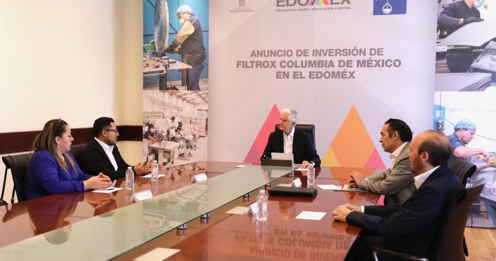 ANUNCIA ALFREDO DEL MAZO INVERSIÓN DE FILTROX PARA FORTALECER SU PLANTA DE TLALNEPANTLA