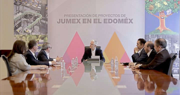 ANUNCIA ALFREDO DEL MAZO PROYECTO DE EXPANSIÓN DE GRUPO JUMEX EN EL MUNICIPIO DE ECATEPEC