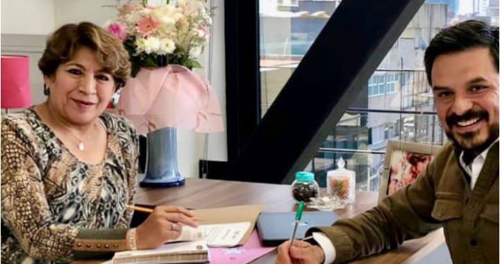 Se reúne la Maestra Delfina Gómez, virtual gobernadora electa del Edomex, con el director general del IMSS, Zoé Robledo